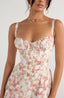 Aurelie Midi Dress - Rose Print